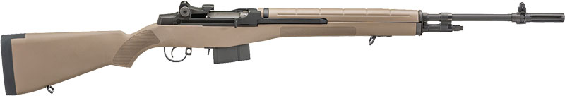 Springfield Armory M1A Standard Issue Rifle, .308 Winchester, Parkerized, FDE Synthetic, 10-Round