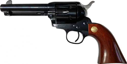 Cimarron Pistoleer Revolver, .357 Magnum/.38 Special, 4.75-Inch Barrel, Blued/Nickel