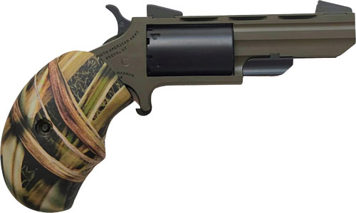 North American Arms Huntsman Mini Revolver, .22 Magnum, 2-Inch Barrel, OD Green