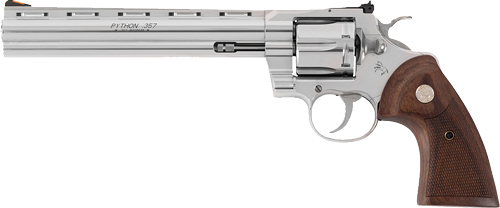 Colt Python Revolver, .357 Magnum, 8-Inch, Stainless Walnut Grips