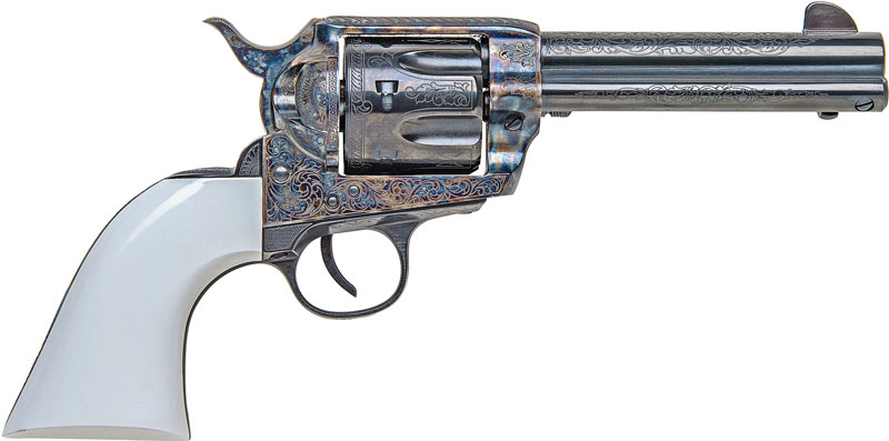 Traditions 1873 Single-Action Revolver, .45 Long Colt, Bill Tilghman Case Colored