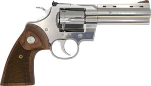 COLT PYTHON 357MAG 4.25" 6RD - STAINLESS WALNUT GRIPS - additional view