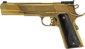 IVER JOHNSON EAGLE XL - 10MM 6" 24K GOLD BLACK WOOD - additional view