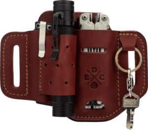 1791 EDC Heavy Duty Easy Slide Large Belt Sheath, Chestnut
