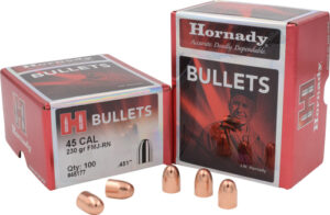 Hornady .45 Caliber 230gr FMJ-RN Reloading Bullets - view 2