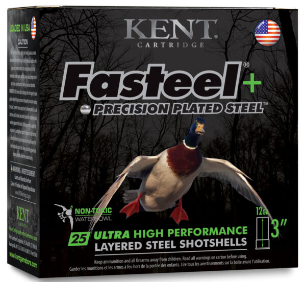 Kent Cartridge Fasteel Plus 20 Gauge 3-Inch 1 oz #4/#6 Shot, 25-Round Box