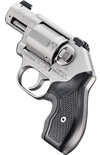 Kimber K6s Stainless Revolver, .357 Magnum, 2-Inch Barrel, Crimson Trace Lasergrips, 6-Shot
