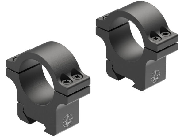 Leupold Open Range Rimfire 1-inch scope rings in matte black