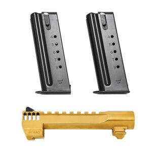Magnum Research Desert Eagle .50AE to .44 Magnum Conversion Kit, Titanium Gold, Two Magazines