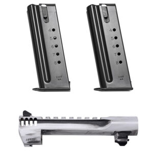 Magnum Research Desert Eagle .44 Magnum Conversion Barrel Kit, 6-inch White Matte Distressed with Integral Muzzle Brake