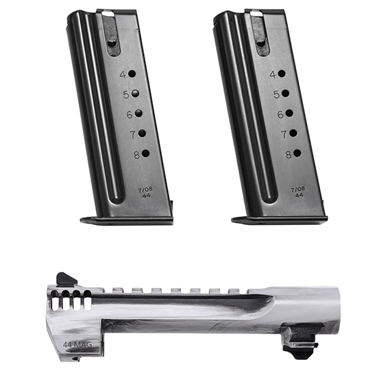 Magnum Research Desert Eagle .44 Magnum Conversion Barrel Kit, 6-inch White Matte Distressed with Integral Muzzle Brake