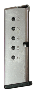 North American Arms Guardian 6-Round .380 ACP Stainless Magazine