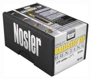 Nosler Ballistic Tip .270 Cal 130 gr Hunting Bullets
