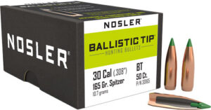 Nosler Ballistic Tip .308 165gr SBT Hunting Bullets