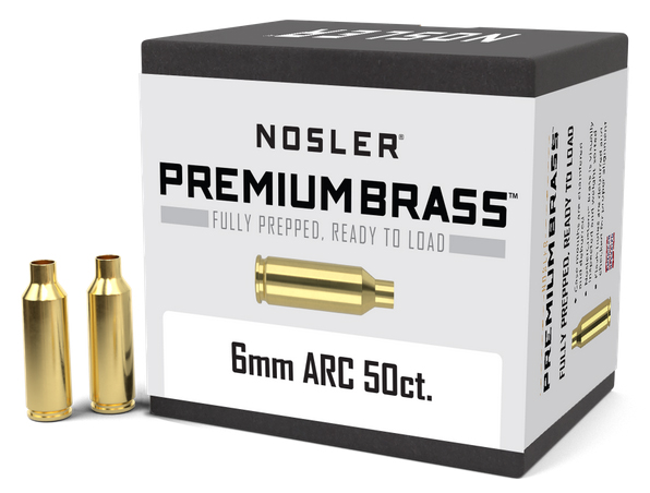 Nosler Premium Brass 6mm ARC 50ct