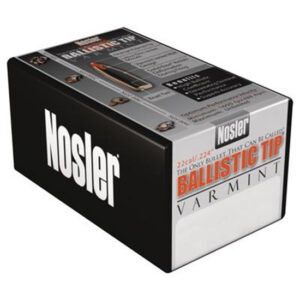 Nosler Ballistic Tip Varmint Bullets, .22 Cal .224-Inch 55gr (1000ct)