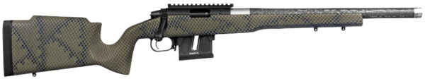 Proof Research Latitude Rimfire Rifle, .22 LR, 18-Inch Carbon Fiber Barrel, Green Jungle Camo, 10-Round
