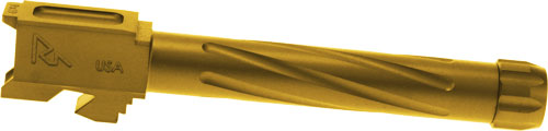 Rival Arms Precision Barrel for Sig P365, Gold Threaded