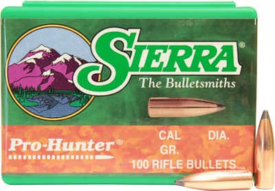 Sierra Pro-Hunter .30 Caliber 180gr Round Nose Bullets