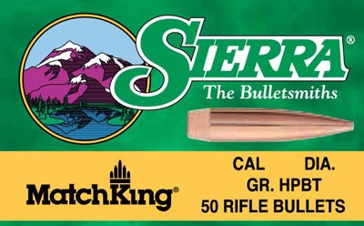 Sierra MatchKing .30 Caliber (.308-inch) 190gr Bullets