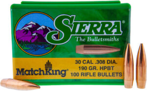 Sierra MatchKing .30 Caliber (.308-inch) 190gr Bullets - view 2