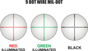 UTG BUGBUSTER 3-9X32 1" RGB - MIL-DOT W/QD RINGS BLACK - additional view