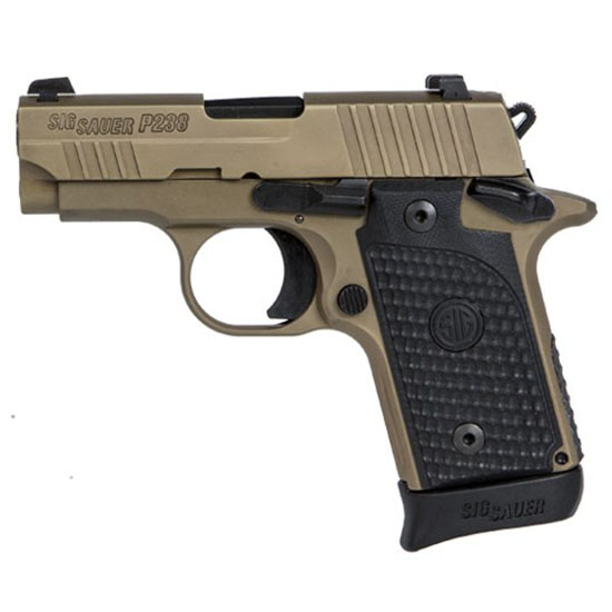 Sig Sauer P238 Emperor Scorpion Pistol, .380 ACP, FDE/Black G10, 6-Round