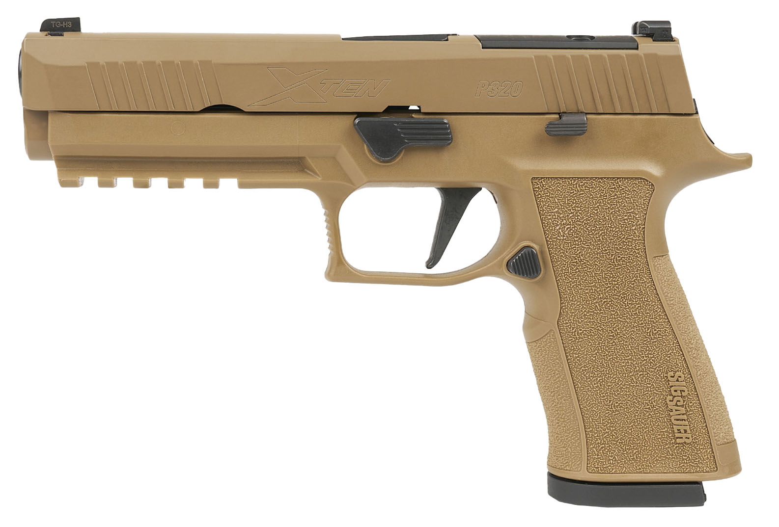 Sig Sauer P320-XTEN X-Series Pistol, 10mm, 5-Inch, Coyote, 15-Round