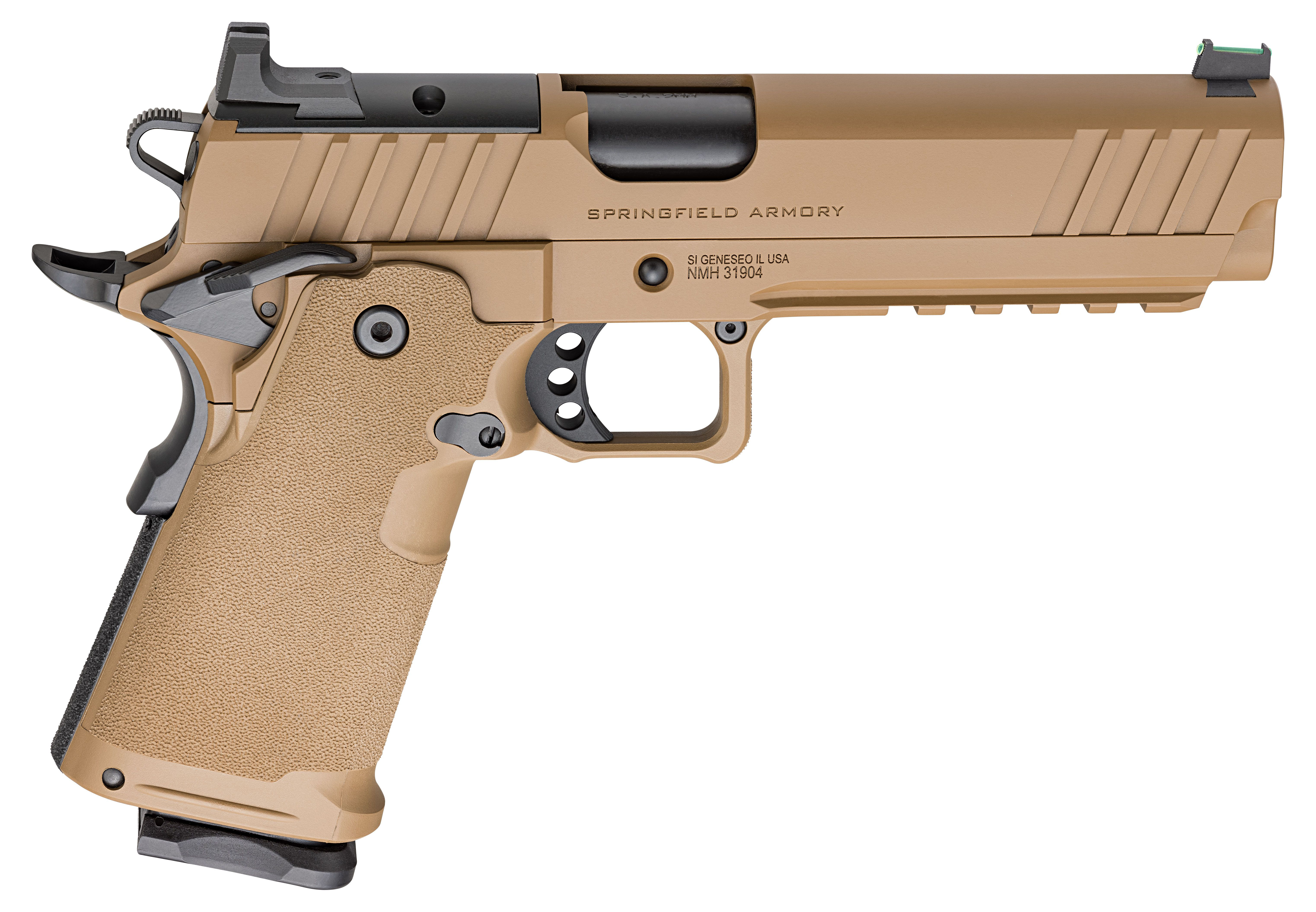 Springfield Armory 1911 DS Prodigy Pistol, 9mm, 5-Inch, Coyote Brown