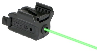LaserMax Spartan Green Laser Rail Mount, Black