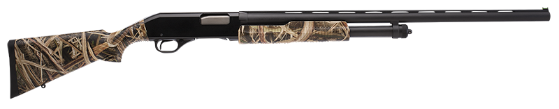 Savage 320 Field Compact Shotgun, 12 Gauge, 26-Inch Barrel, Blued/Camo, 5-Round