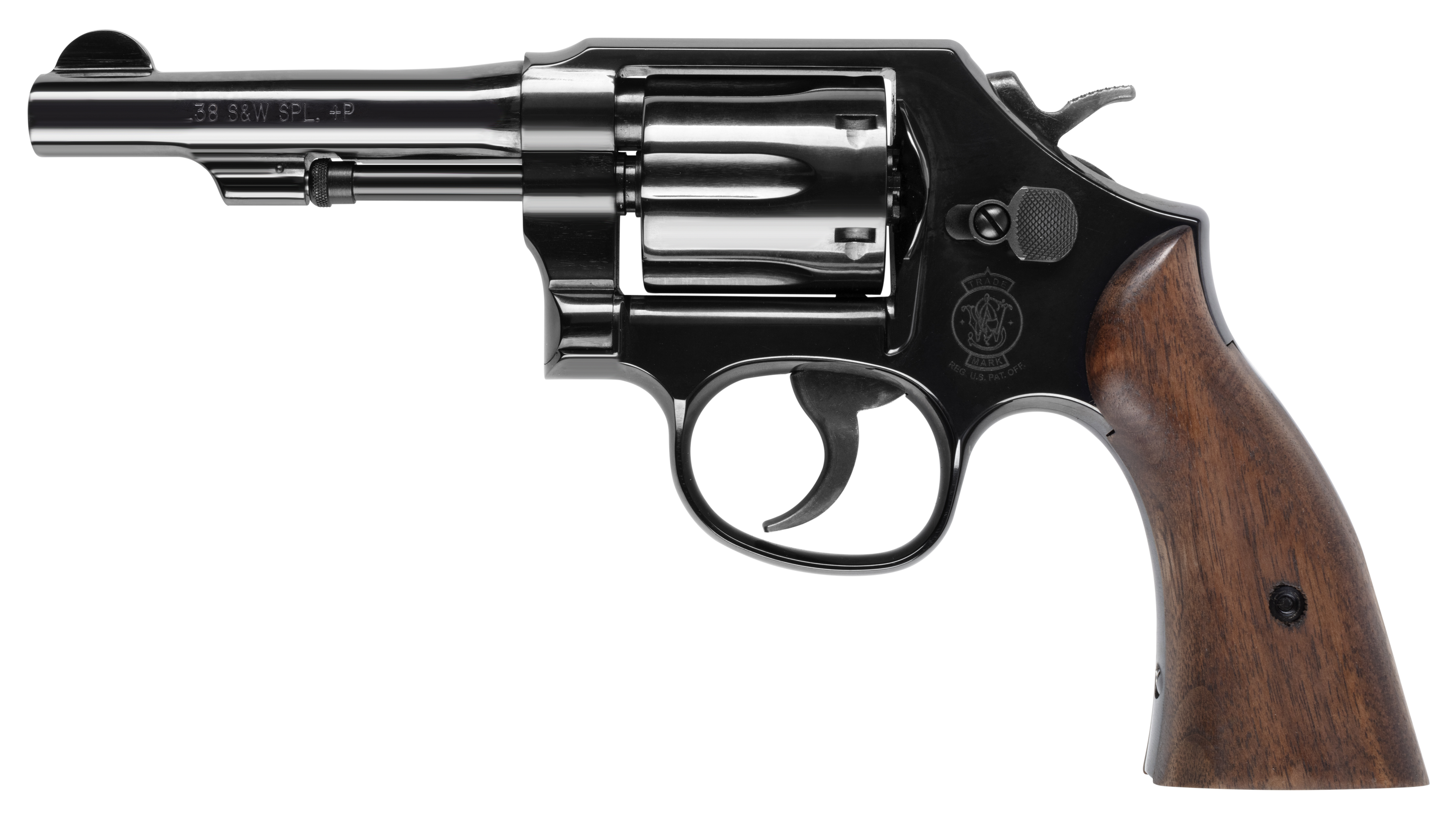 Smith & Wesson Model 10 Classic Revolver, .38 Special, 4-Inch, Walnut Grip