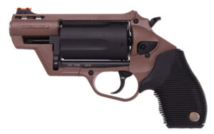 Taurus Public Defender Poly Revolver, .410 Bore/.45 Colt, 2-Inch Barrel, Brown/Black, 5-Shot