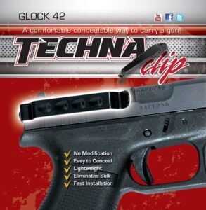 Techna Clip IWB Retention Clip - Glock 42