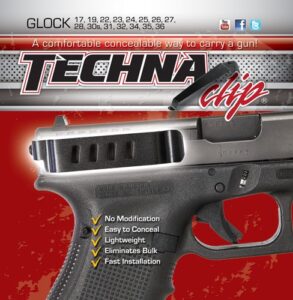 Techna Clip IWB Retention Clip - Glock (Except 42/43)