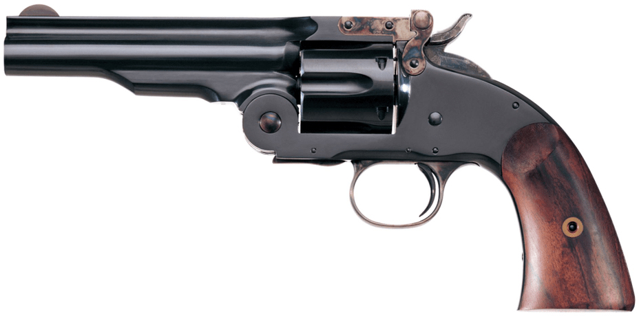 Taylor's Uberti No. 3 2nd Model Revolver, .38 Special, 5-Inch Top-Break, Blued