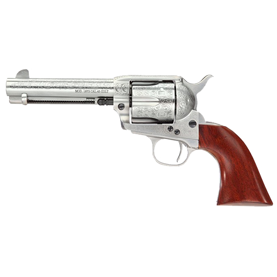 Taylor's & Company Uberti 1873 Cattleman Revolver, .357 Magnum, Floral Engraved