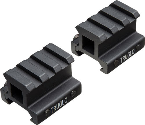 TruGlo 2-Piece Picatinny Riser Mount - 3/4 Inch Rise