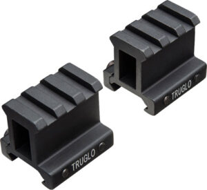 TruGlo 2-Piece Picatinny Riser Mount - 1 Inch Rise