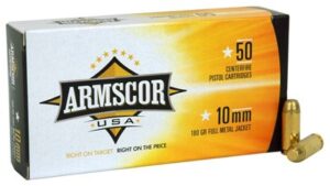ARMSCOR 10MM 180GR FMJ - 50RD 20BX/CS MADE IN USA - additional view