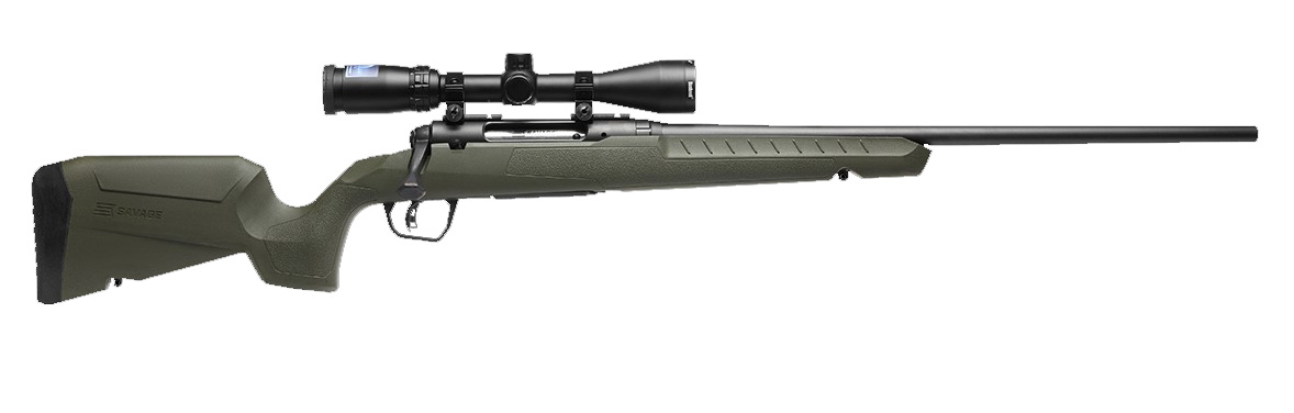 Savage Axis 2 XP Compact Rifle, .223 Remington, Green Stock
