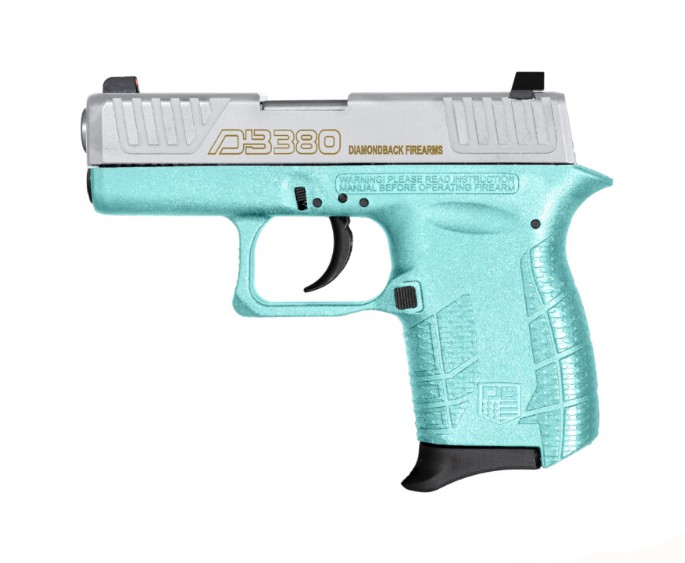 Diamondback DB380 Gen IV Pistol, .380 ACP, Nickel/Mint