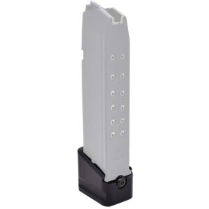 Warne Glock 19/23 Magazine Extension, +5/+4 Rounds, Black