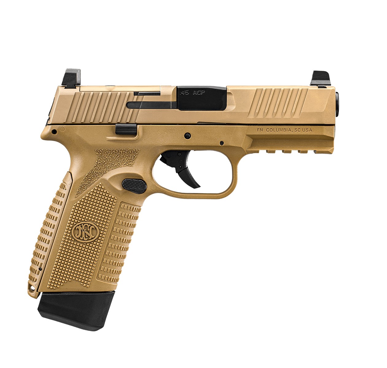 FN 545 MRD Pistol, .45 ACP, FDE, 4.1-Inch, 10+1