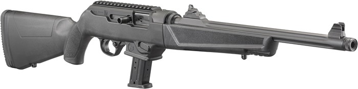 g19100 angled 1.jpg RUGER PC CARBINE 9MM LUGER - 17-SHOT THREADED BBL 1/2"-28 - additional view