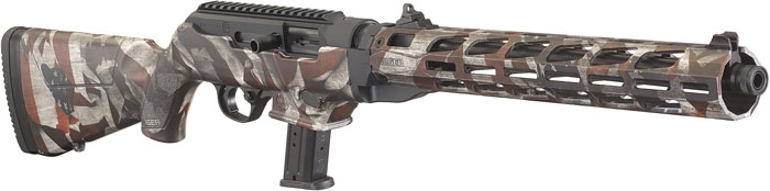 g19121 angle.jpg RUGER PC CARBINE 9MM LUGER - 17-SHOT FLAG THREADED 1/2"-28 - additional view