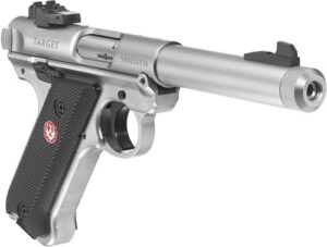 Ruger Mark IV Target Pistol, .22 LR, 5.5-Inch Threaded, Stainless, 10-Round - view 2