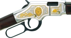 Henry Golden Boy Law Enforcement Tribute Lever-Action Rifle, .22 S/L/LR, 20-Inch Octagon Barrel, Engraved, 16-Round - view 4