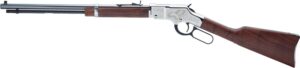 Henry Silver Eagle 2nd Edition Lever-Action Rifle, .22 S/L/LR, 20-Inch Octagon Barrel, Engraved, 16-Round - view 2