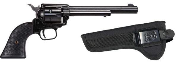 Heritage Rough Rider .22 LR Revolver, 6.5-Inch Barrel, Blue, with Holster, 6-Shot